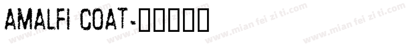 amalfi coat字体转换